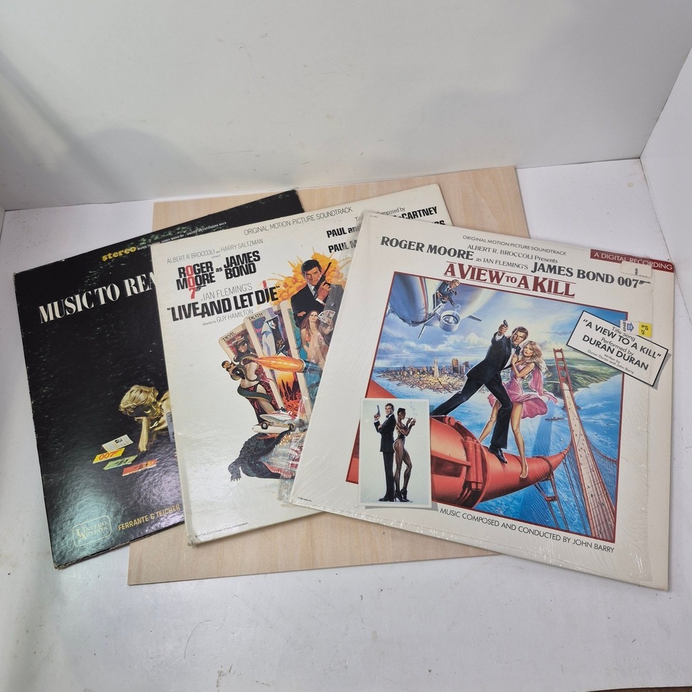 James Bond 3 ‎ Vinyl Records iconic sounds of the 80's